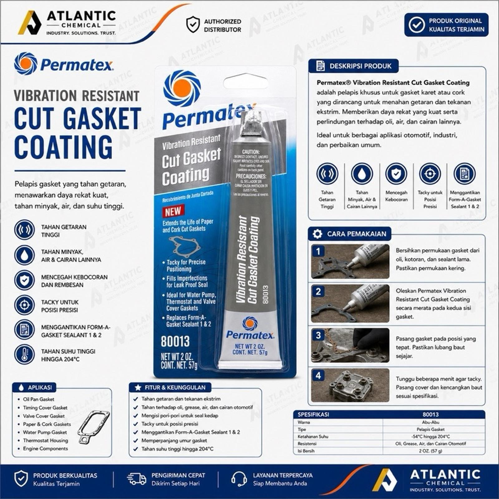PERMATEX CUT COATING GASKET (VIBRATION RESISTANT)