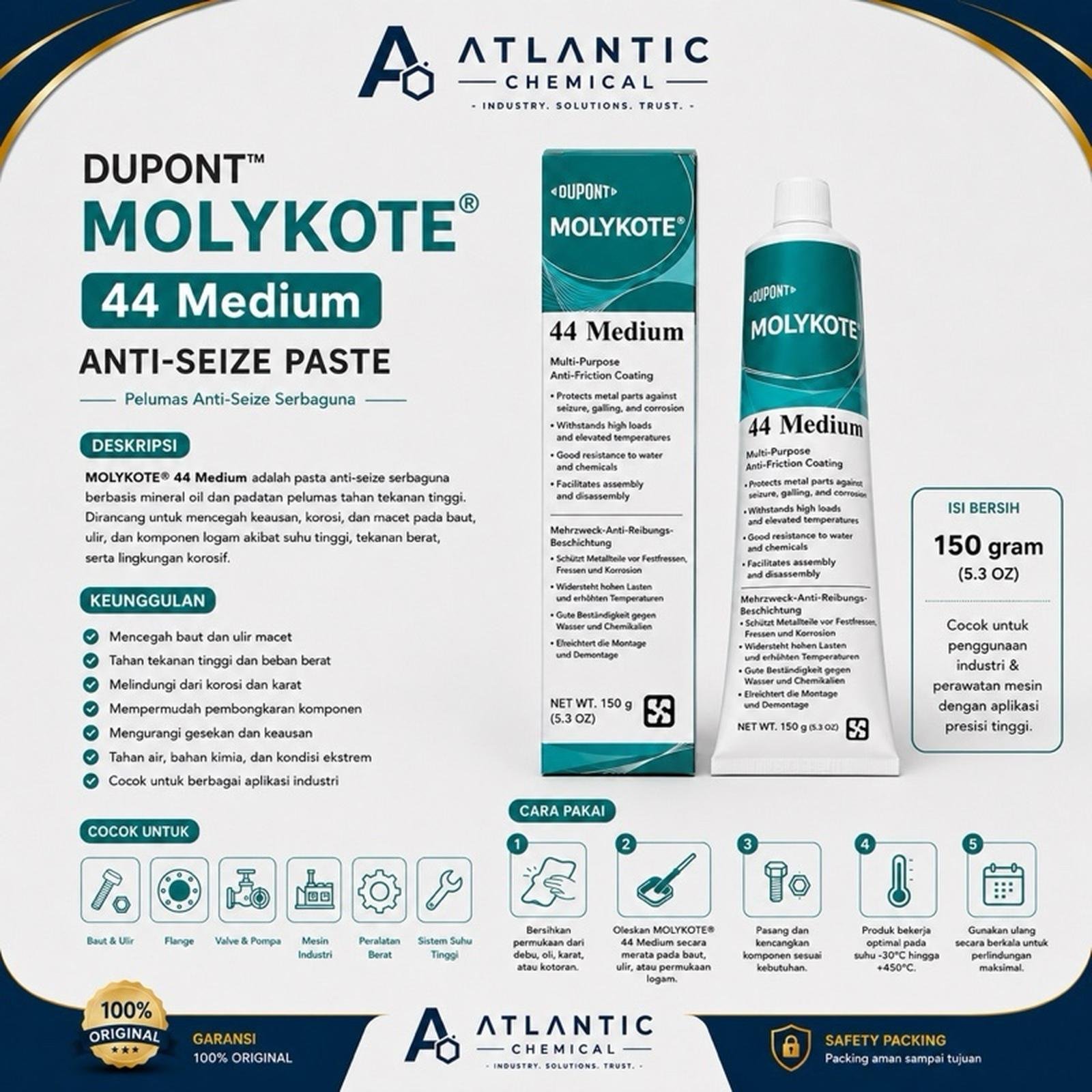 MOLYKOTE 44 MEDIUM KEMASAN PASTA