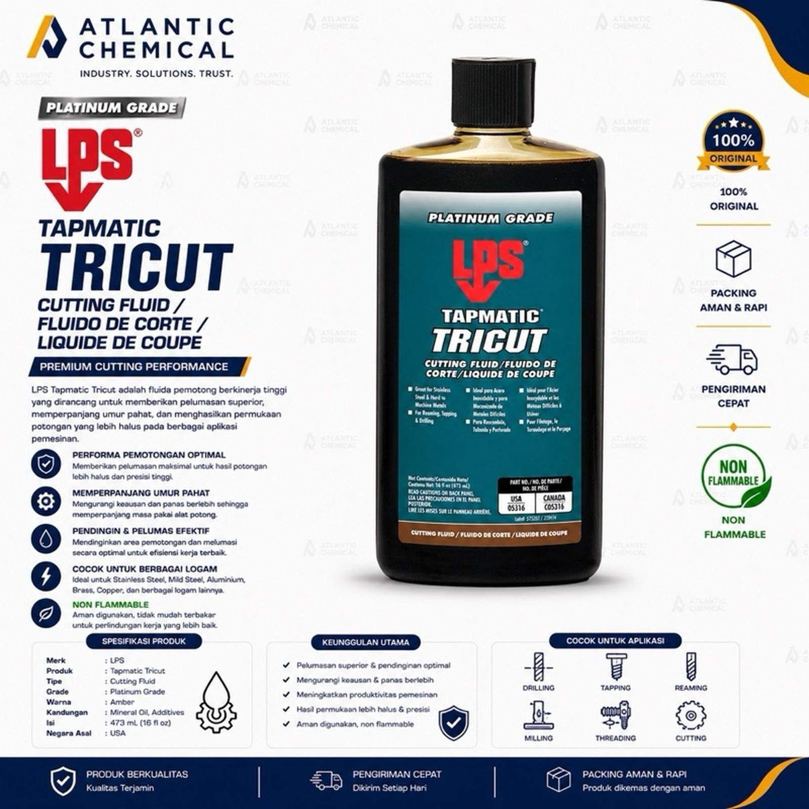LPS TAPMATIC TRICUT CUTTING FLUID