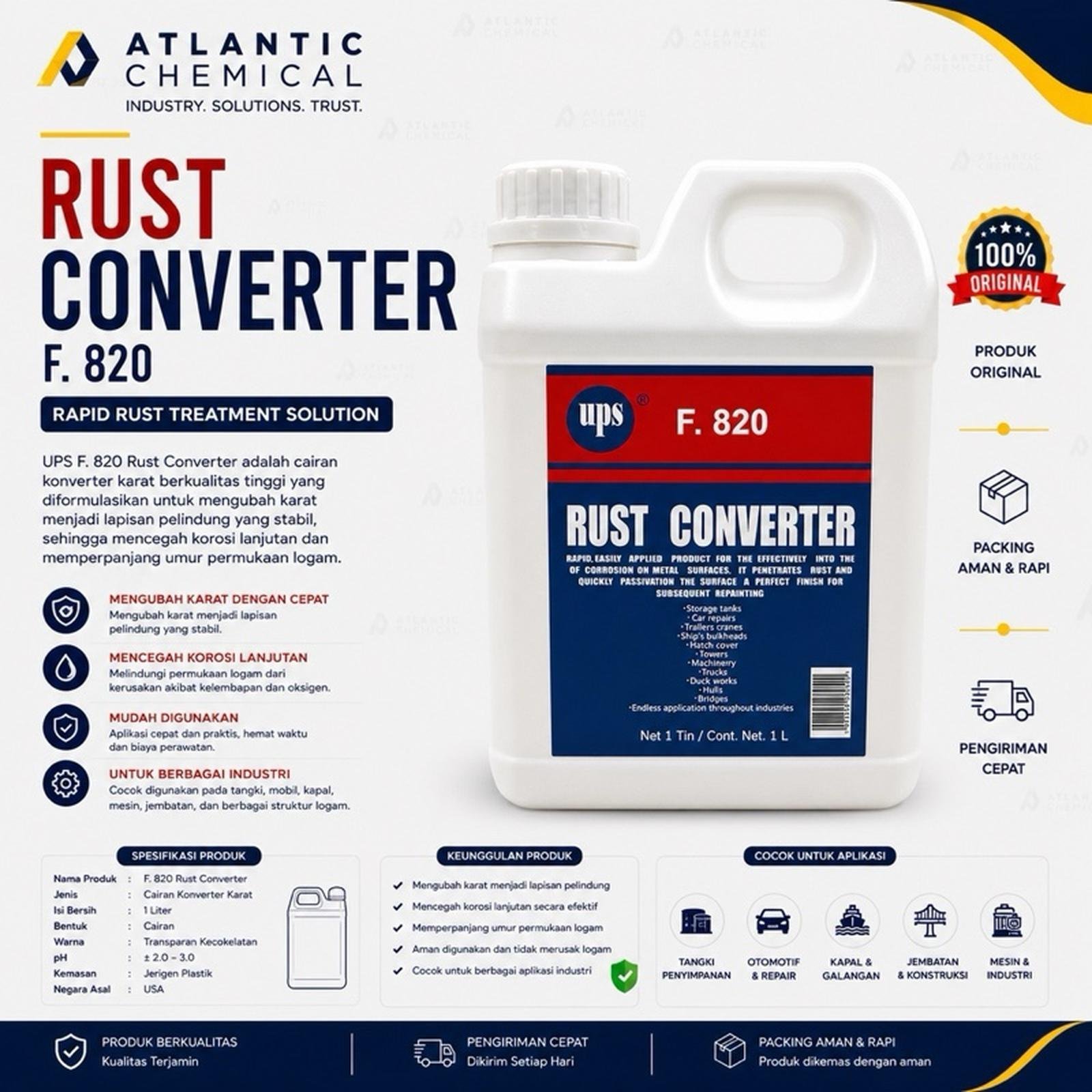 UPS F 820 RUST CONVERTER (LTR)