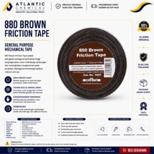 CROWN 880 BROWN FRICTION TAPE (LEM BULDOG TAPE)