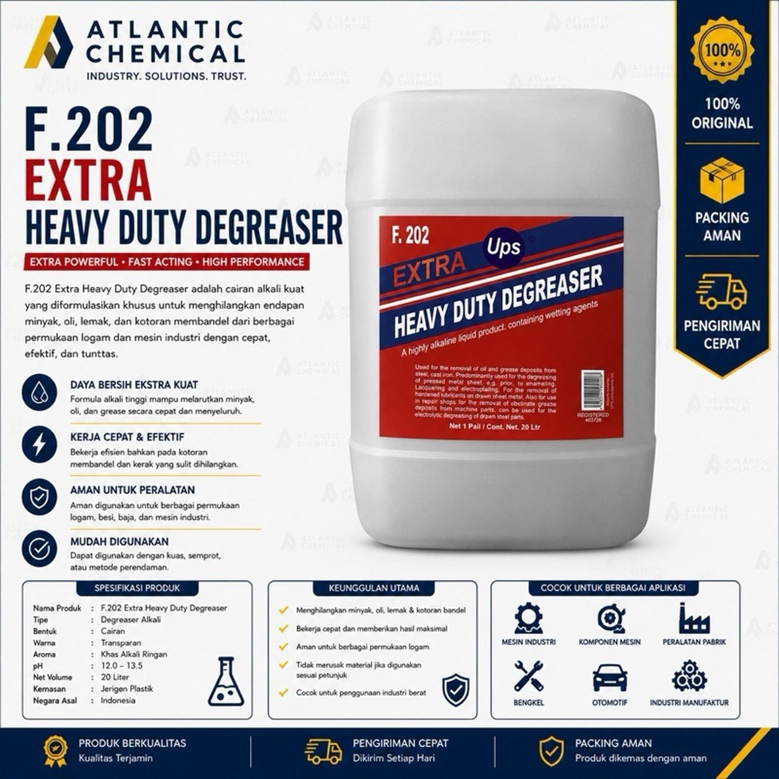 UPS F 202 HEAVY DUTY DEGREASER (PAIL)