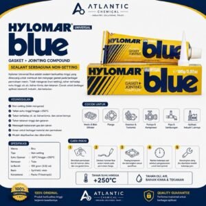 HYLOMAR Universal Blue Gasket Jointing Compound Non-Setting dengan Rentang Suhu Luas -50 hingga +250C Tahan Bahan Bakar - Heat