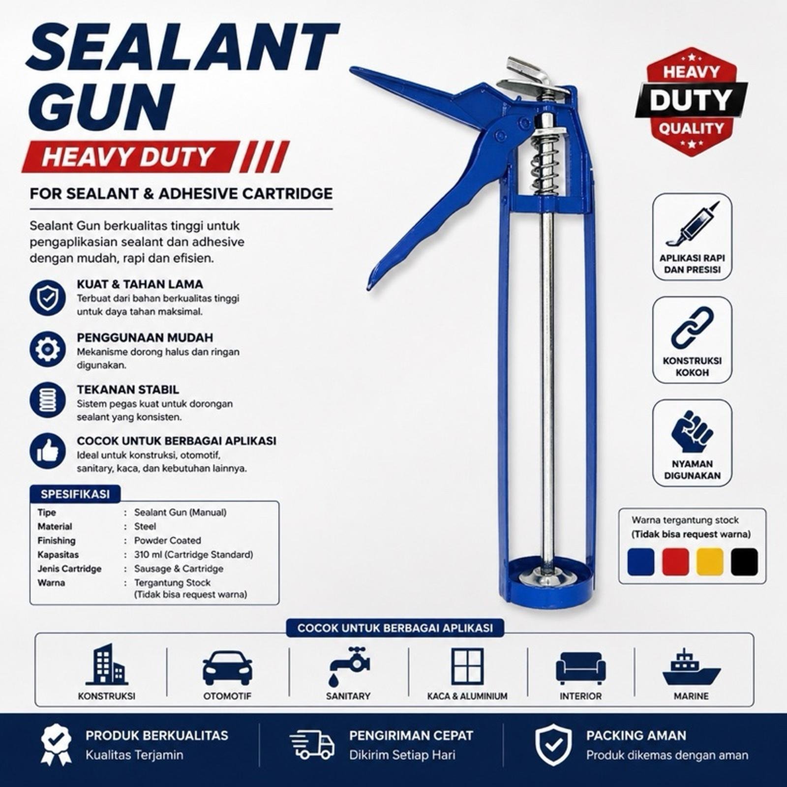 GUN SEALANT UNTUK CARTRIDGE