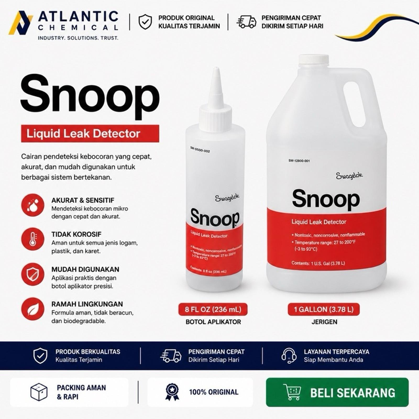 SWAGELOK LIQUID LEAK DETECTOR (GALON)