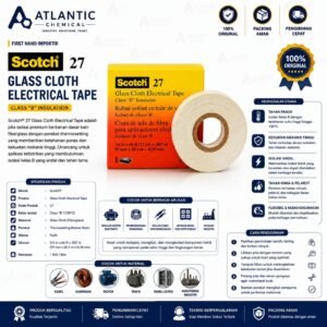SCOTCH 27 GLASS CLOTH ELECTRICAL TAPE