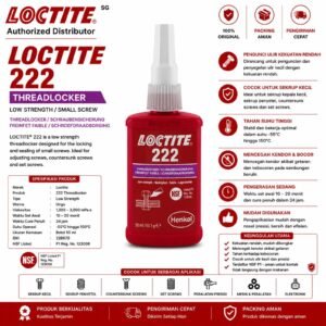 LOCTITE 222 THREADLOCKER (50 ML)